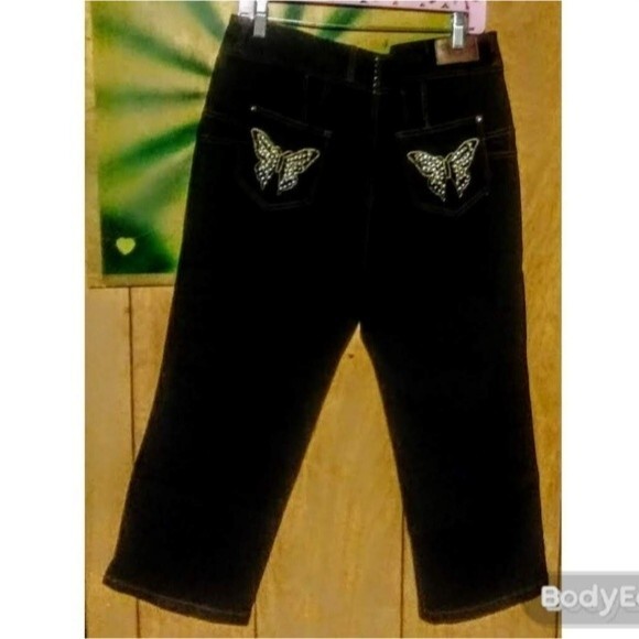 Sexis Pompis Butterfly Capris Size 16 - Picture 7 of 8